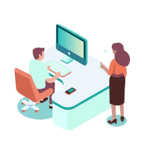 Dedicated teams white