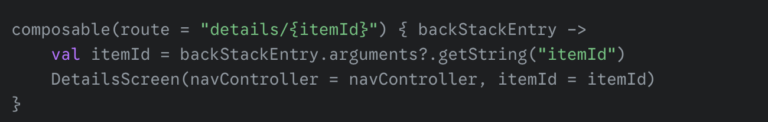 Navigating Between Composables